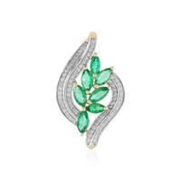 Pendentif en or et Emeraude de Zambie (SUHANA)