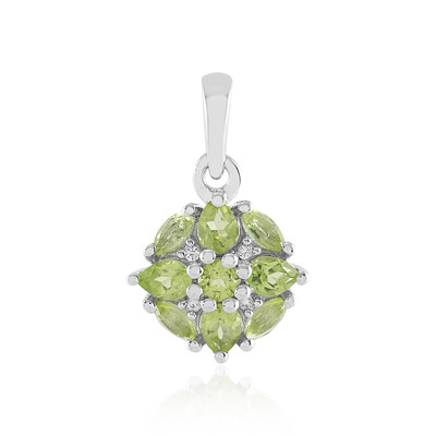 Pendentif en argent et Péridot
