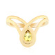 Bague en or et Béryl doré d‘Australie