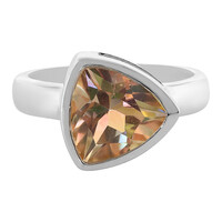 Bague en argent et Quartz Luna