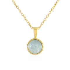 Collier en argent et Aigue-marine