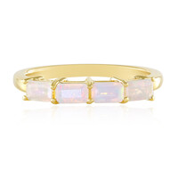 Bague en argent et Opale Welo