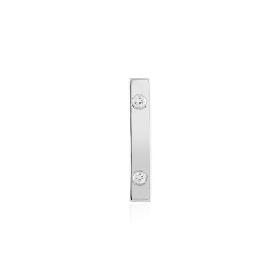Pendentif en argent et Zircon (MONOSONO COLLECTION)