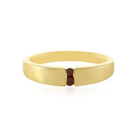 Bague en argent et Diamant rouge I4