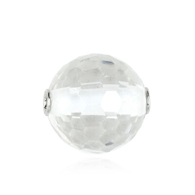 Charm en argent et Quartz blanc (MONOSONO COLLECTION)