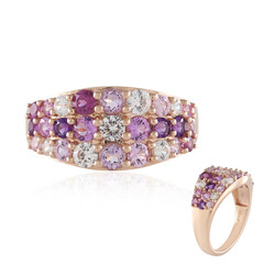 Bague en argent et Grenat Rhodolite (KM by Juwelo)