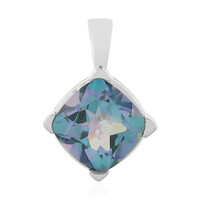 Pendentif en argent et Quartz océan