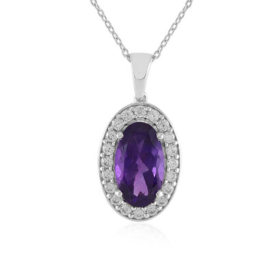 Collier en argent et Améthyste