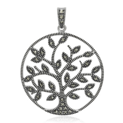 Pendentif en argent et Marcassite