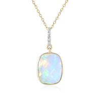 Collier en or et Opale Welo