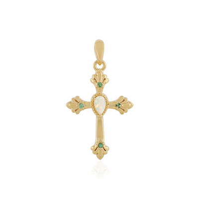 Pendentif en argent et Opale Welo