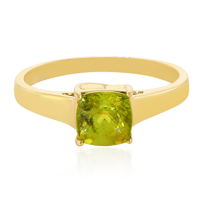 Bague en or et Sphène