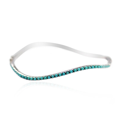Bracelet en argent et Turquoise de Campitos (Anne Bever)