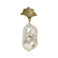 Pendentif en argent et Perle de culture d'eau douce (TPC)