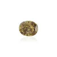  Diamant SI2 jaune 0,18 ct (gemme et boîte de collection)
