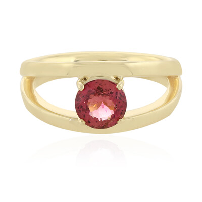 Bague en or et Tourmaline néon du Nigeria (AMAYANI)