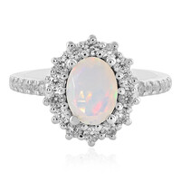 Bague en argent et Opale Welo