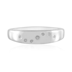 Bague en argent et Diamant I2 (I)