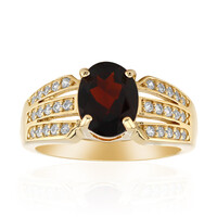 Bague en argent et Grenat