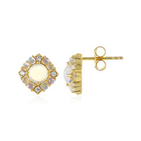 Boucles d'oreilles en argent et Opale Welo
