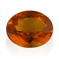  Citrine mandarine (gemme et boîte de collection)
