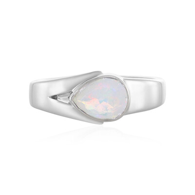 Bague en argent et Opale Welo