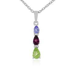 Collier en argent et Péridot