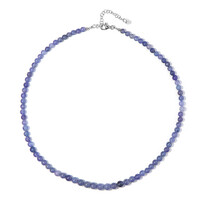 Collier en argent et Tanzanite
