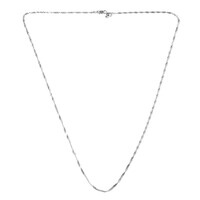 Collier mailles Singapour – 61 cm (ajustable) – argent massif