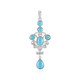 Pendentif en argent et Turquoise Sleeping Beauty