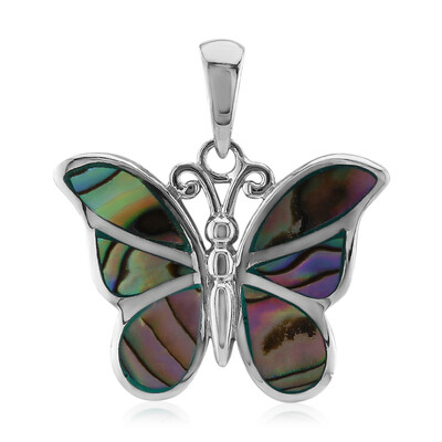 Pendentif en argent et Coquillage d'Abalone