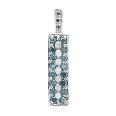 Pendentif en argent et Diamant fantaisie