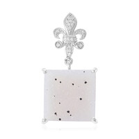 Pendentif en argent et Agate étincelante