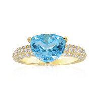 Bague en argent et Topaze de Marambaia