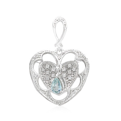 Pendentif en argent et Saphir de Kanchanaburi