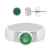 Bague en argent et Emeraude de Socoto