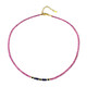 Collier en argent et Saphir parme (Riya)
