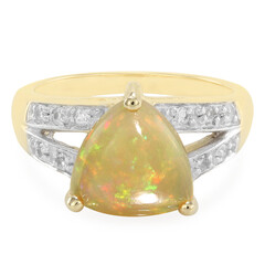 Bague en or et Opale de Kalimaya