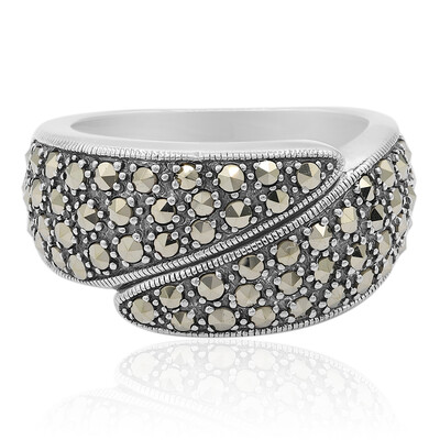 Bague en argent et Marcassite