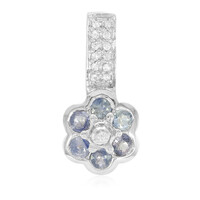 Pendentif en argent et Saphir de Tanzanie