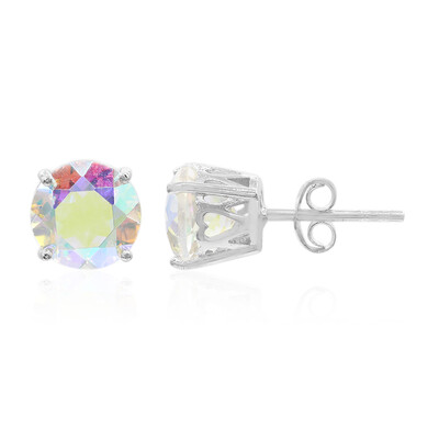 Boucles d'oreilles en argent et Quartz Rayon de Lune