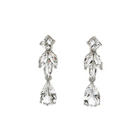 Boucles d'oreilles en argent et Quartz blanc