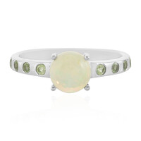 Bague en argent et Opale Welo