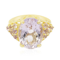Bague en argent et Améthyste Rose de France
