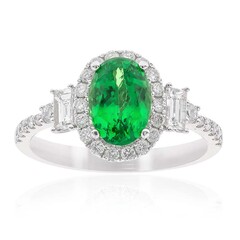 Bague en or et Grenat Tsavorite AAA (CIRARI)