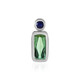 Pendentif en argent et Tourmaline verte de Benedito (Adela Silber)