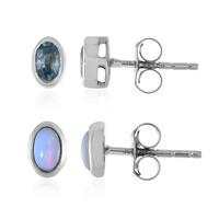 Boucles d'oreilles en argent et Zircon de Ratanakiri