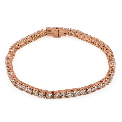 Bracelet en or et Danburite rose du Mexique