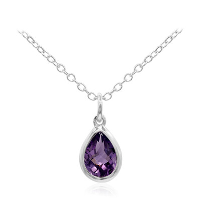Collier en argent et Améthyste