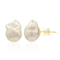 Boucles d'oreilles en or et Perle de culture d'eau douce (TPC)
